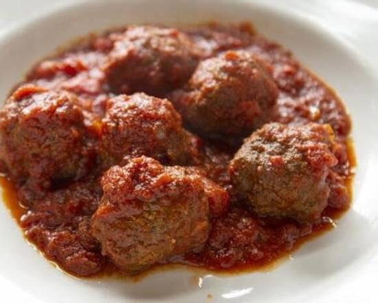Mo's Meatballs · An Island favorite ! 6 homemade Italian gluten free meatballs topped with fresh marinara sauce and Parmesan cheese.