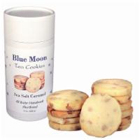 Sea Salt Caramel Shortbread Cookies Gift Tin · Blue Moon  Sea Salt Caramel Shortbread Tea Cookies.
Handmade by Blue Moon Tea in small batch...