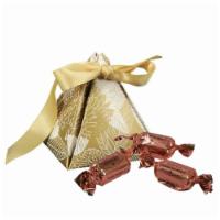 Seattle Chocolates Truffles Gold Gift Box - Pink Bubbly Truffles - Kosher Chocolates Party Favors · Gold Gift Box with 3 Seattle Chocolates Pink Bubbly Truffles