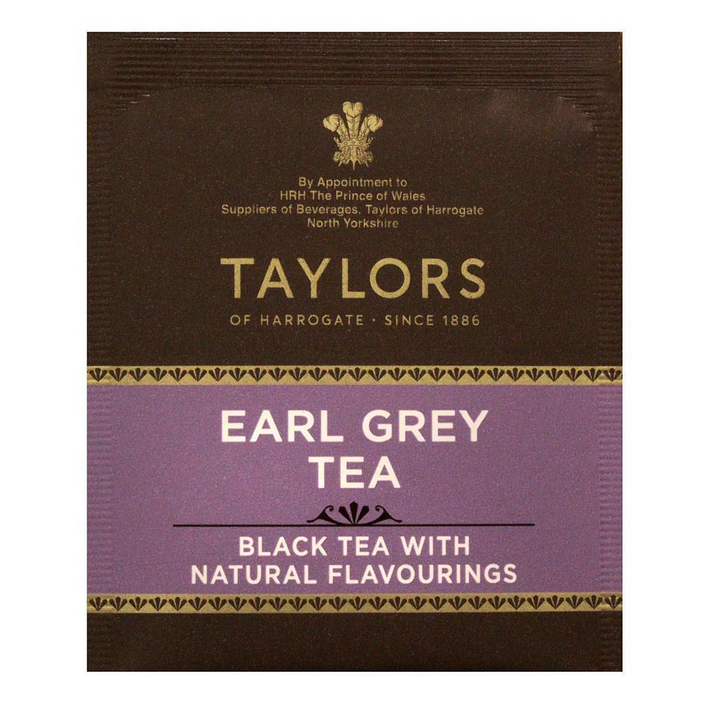 Taylors of Harrogate Earl Grey Tea Sampler - 10 pack · Taylors of Harrogate Earl Grey Tea Sampler - 10 pack of tagged and wrapped tea bags.
Black tea flavored with natural oil of Bergamot.