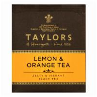 Taylors of Harrogate Lemon & Orange Tea Sampler - 10 Pack · Taylors of Harrogate Lemon & Orange Tea Sampler - 10 Pack of tagged and wrapped tea bags.
Bl...