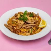 72. Beef Pad Thai · Spicy.