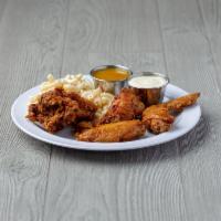 Sal's 4 Piece Jumbo Wing Snack · Severed with your choice of one side.