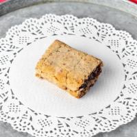 Fig Buddies · Gluten-free almond cookie with house-made fig filling.  Inspired by Fig Newtons, but with a ...