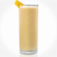 Tropical Mango · 16 oz. original frozen yogurt with non-fat milk, mango, pineapple, and agave nectar.