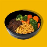 Red Braised Beef Noodle · Served dry. Classic Taiwanese beef noodle served with red braised beef, steamed vegetables a...