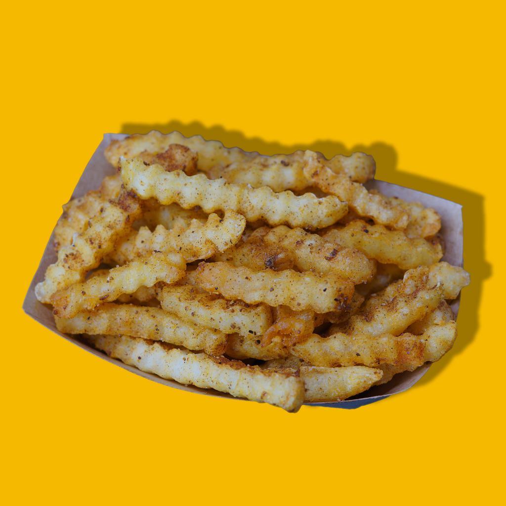 (s) Szechuan Fries · Fries tossed in spices and garlic. Served with Szechuan spicy mayonnaise.
