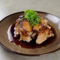Tonsoku - Ponzu with Yuzu Kosho · Grilled Pork Feet with scallion ponzu sauce and yuzu kosho