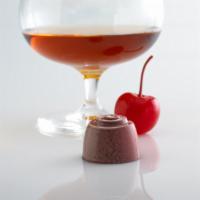 Brandied Cherry · Well balanced brandied cherry ganache enrobed in dark chocolate