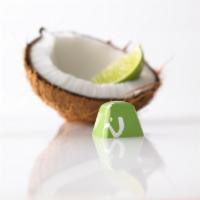 Coconut Lime · Coconut milk and lime zest blended with white chocolate ganache