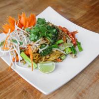 Yakisoba · Our famous yakisoba noodles are stir-fried with egg, broccoli, carrot, onions, and cabbage t...