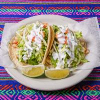 Camaron Tacos · Two Shrimp Tacos