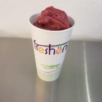 Vegan Power Up Smoothie · Pomegranate, strawberries, blueberries, raspberries and plant protein. Gluten free and vegan.