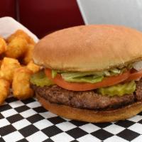 #1 Classic Burger Combo · Beef burger.