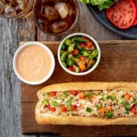 Zy Zy Special Chicken Cheese Steak · Mayo, American cheese, cheez wiz, onions, red and green peppers, and It'z a Philly Thing sau...
