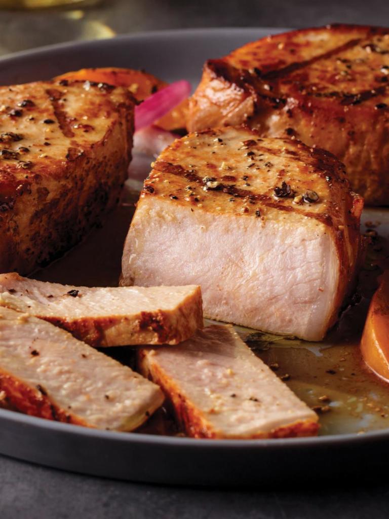 4 (6 oz.) Boneless Pork Chops · Perfectly cut, perfectly delicious boneless pork chops from Omaha Steaks, America's Original Butcher. Our signature center-cut chops are extra thick and juicy, because our experienced butchers choose and trim nothing but the very best premium pork. You and your family will be asking for seconds, whether you cook your pork chops on the grill, in a pan, or in the oven.