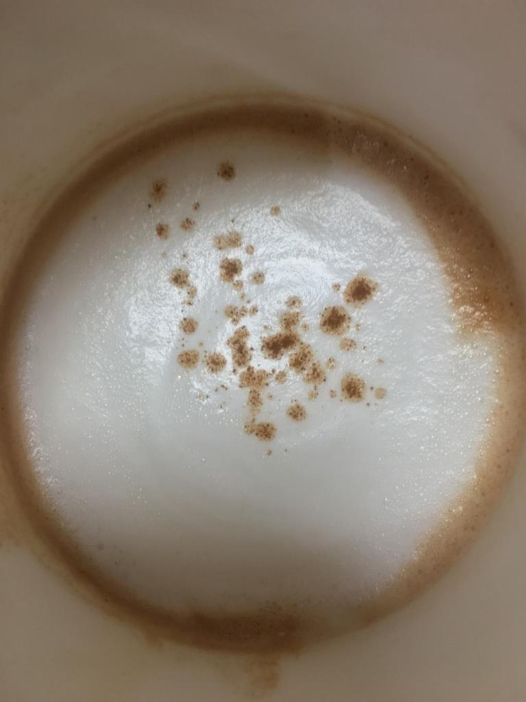 Cortadito · Cuban coffee cut with steamed whole milk.