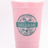 Kiwi Strawberry Smoothie · kiwi, strawberry, banana, coconut milk, apple juice.