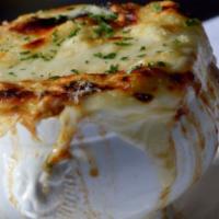 French Onion Soup · Gruyere Cheese.