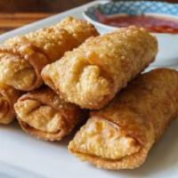 2. Egg Roll · Crispy dough filled with minced vegetables.