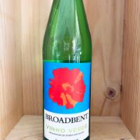  Broadbent, Vinho Verde  · Must be 21 to purchase. Beautifully fresh with tart green apple, white peach and melon flavo...