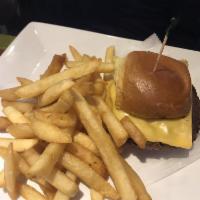 Kid's Cheese Burger · Served with fries