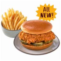 Campero Sandwich Meal · Try the all new chicken sandwich! Have your choice of Fried or Grilled. The fried is now han...