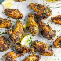 50 piece Party Wings · Fried party wings served with Blue cheese dipping.