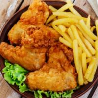 15. 4 Pieces of Mix Chicken Combo · Comes with 4 Pieces of our delicious fried chicken (Leg and Thigh, Breast, and Wing) and a o...
