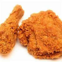 25. 5 Pieces of Legs and Thighs Special · Comes with 5 Pieces of our delicious fried Chicken Legs and Thighs.