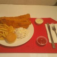 3 Whole Pieces of Alaskan Whiting Fish Or Catfish · 3 Whole Pieces of Alaskan Whiting or Catfish Fish Breaded in Breadcrumb Batter and fried to ...