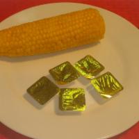Corn on the Cob · Freshly Boiled Corn On the Cob. With Butter