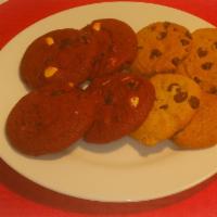 2 Pieces Cookies · These Delicious Cookies are Bakes Daily on the Premises. Chocolate Chip. Red Velvet, or Maca...