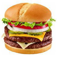 Cheese Grill Burger 1/2 lb. · 1/2 lb. 100% beef burger topped with melted cheese, thick-cut tomato, crisp chopped lettuce,...