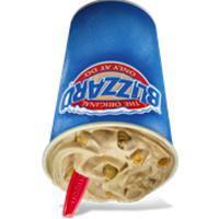 Chocolate Chip Cookie Dough Blizzard Treat · Chocolate chip cookie dough, rich fudge and blended with cream DQ vanilla soft serve to bliz...