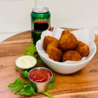 SMALL COXINHAS COMBO · Six delicious coxinhas ( filled with chicken) 