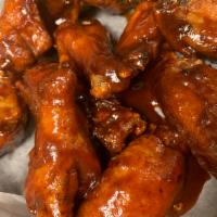 Honey BBQ Wings · Our sweet BBQ includes tons of added honey.