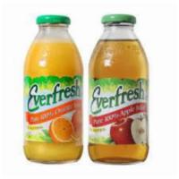 Juice · 16 fl oz bottles of Everfresh Juice