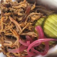 1 lb. Pulled Pork a la Carte · Carlton Farms boneless pork butt is rubbed with a special spice blend and slow smoked till f...