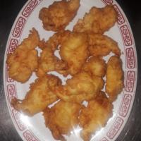 Fried Jumbo Shrimp · 12 pieces.