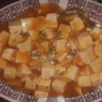 Ma Po Tofu · Available with or without meat. Hot and spicy.