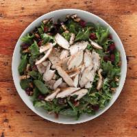 Cranberry & Pecan Wild Field w/ Chicken · Sweet dried cranberries, toasted pecans, field greens and our balsamic-marinated chicken tos...