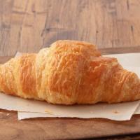 Butter Croissant · Flaky dough layered with rich, creamy butter.