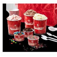 Petite Party Pack · Petite party (Serves 12-15) 3 Quarts, 3 Mix-ins  cups and spoons included. Please put mixins...