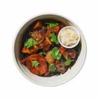 Pot Roasted Vegetables with Horseradish · Pot roasted carrots, mushrooms, potatoes, parsnips, onion, and celery in a double vegetable ...
