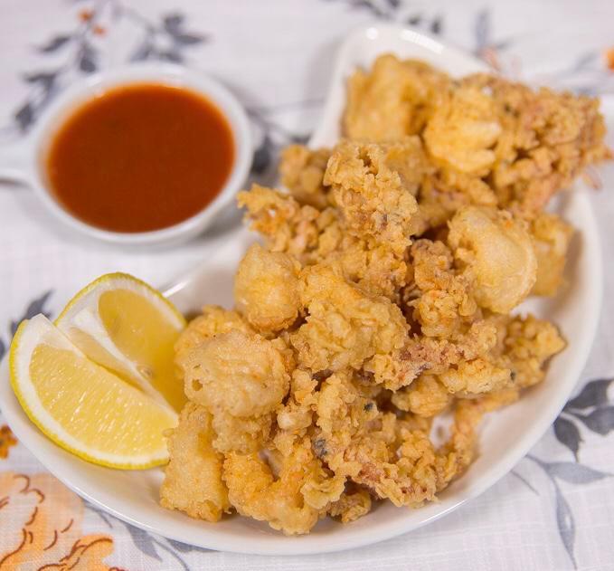 Fried Calamari · Fried squid with sweet chili sauce