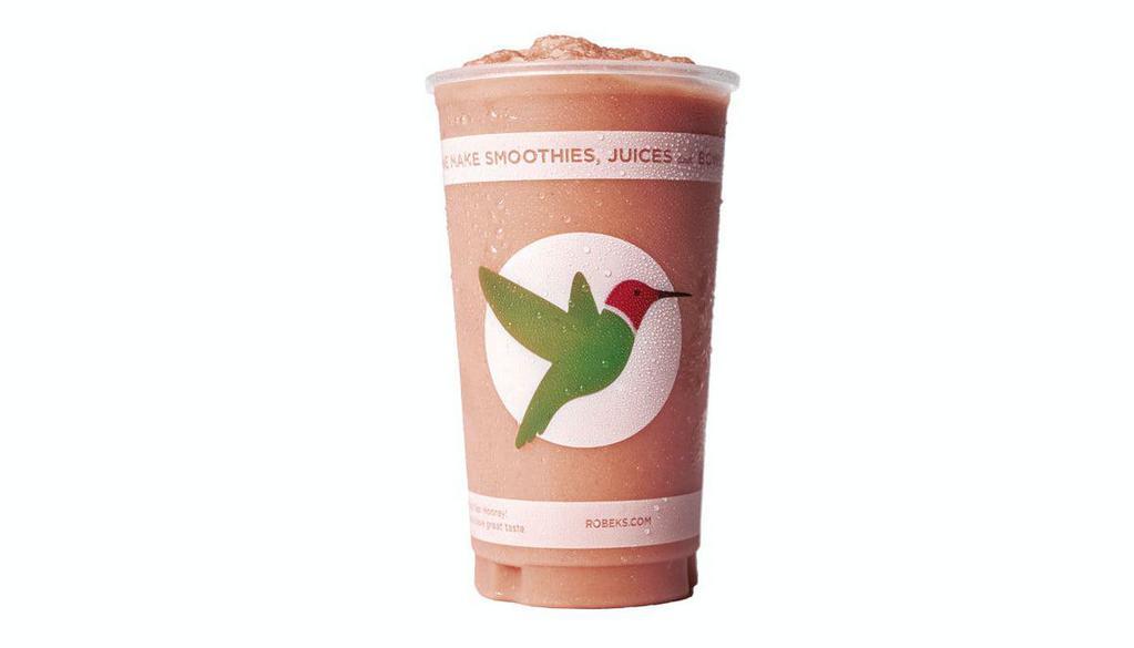 Dr. Robeks · Strawberries, Raspberry Sherbet, Orange Juice, Immunity, Multi-Vitamin

Calories: 300/410