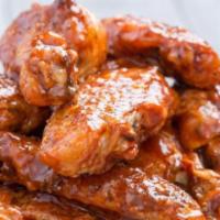 Chipotle BBQ Wings · Spicy BBQ sauce with a unique smoky taste, accented with the flavor of chipotle and other Me...