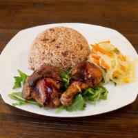 Jerk Chicken · Authentic Jamaican Jerk Chicken with a sweet, spicy, smoky Flavor