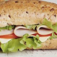 Roast Turkey Sandwich · On roll, bread or wrap of your choice, Hellman's mayonnaise or hummus spread, lettuce and to...